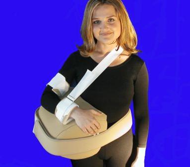 Fits Left or Right (Universal Design). Allows two shoulder positions. Provides post-injury or post-surgery support of arm and shoulder. Breathable fabric and padding sling for comfort